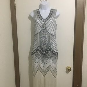1920’s Flapper Style dress Size L